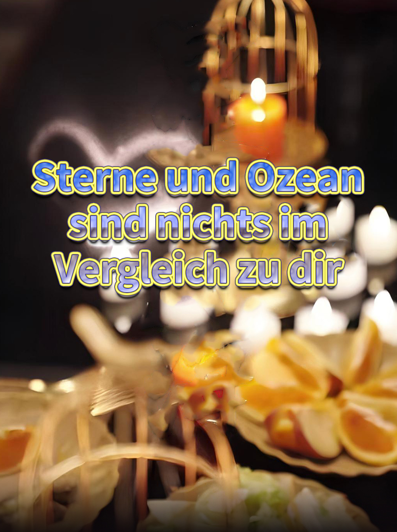 Sterne und Ozean sind nichts im Vergleich zu dir