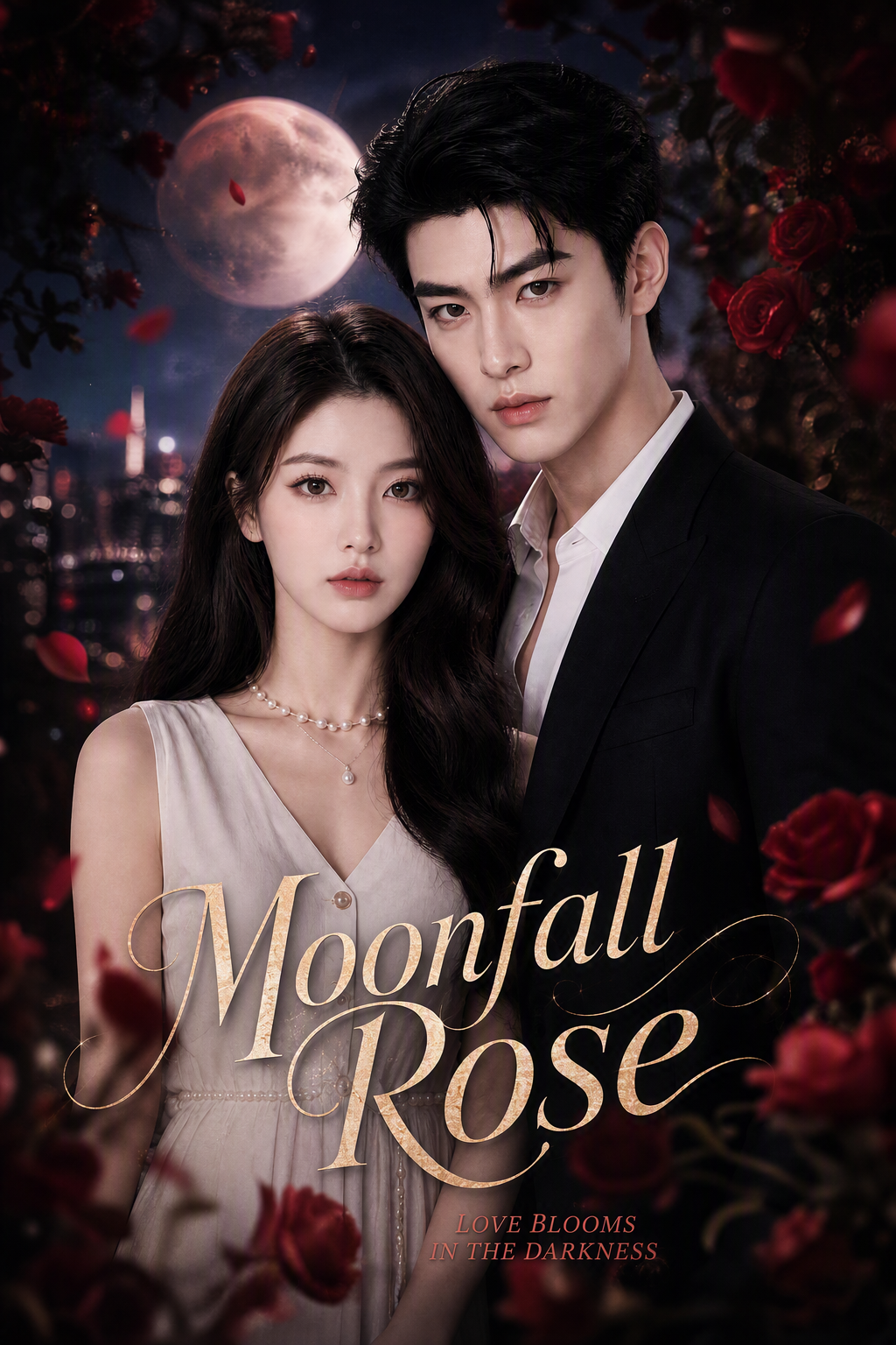 Roses at Moonset