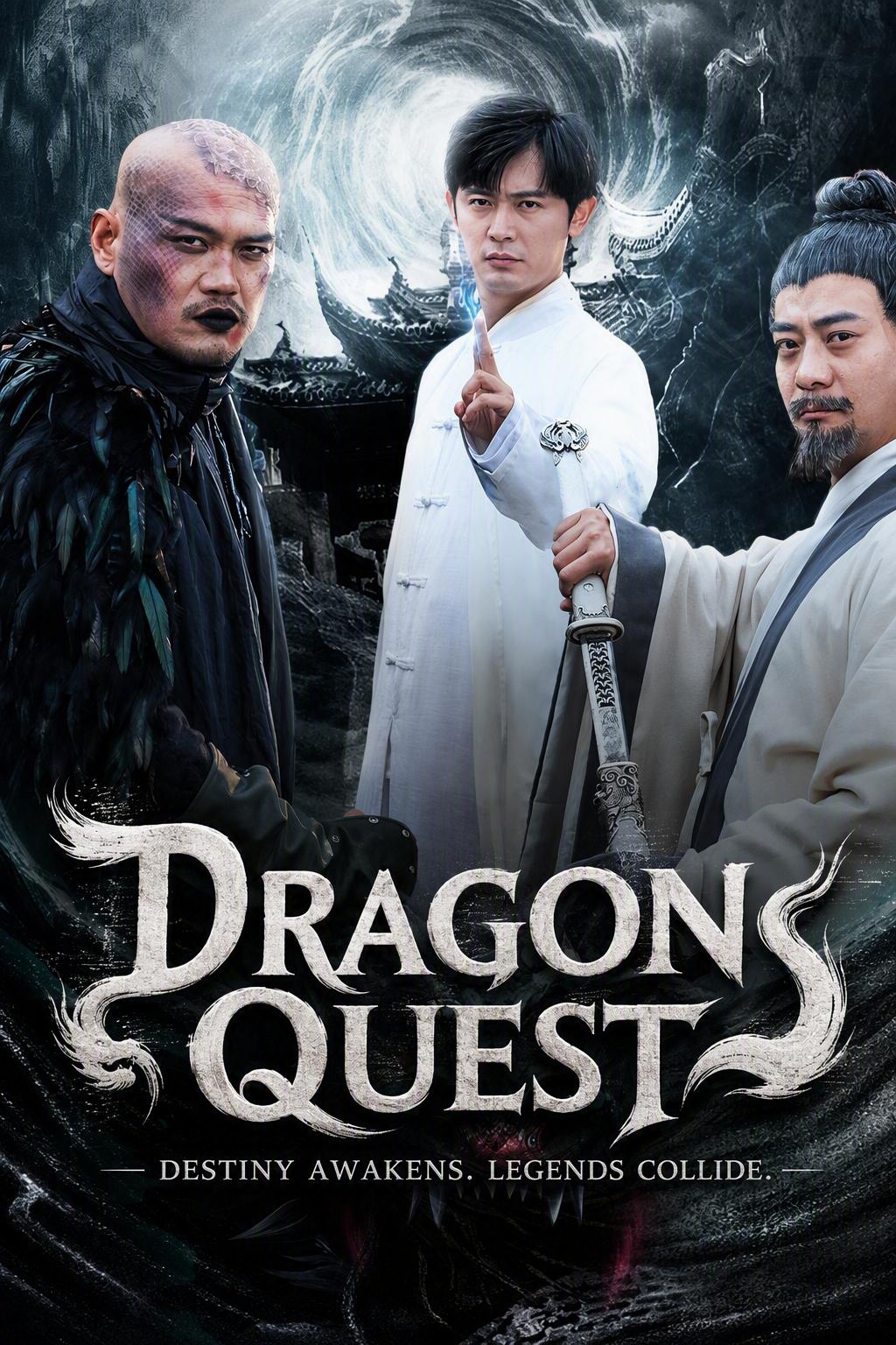 The Brave Warrior Battles the Evil Dragon