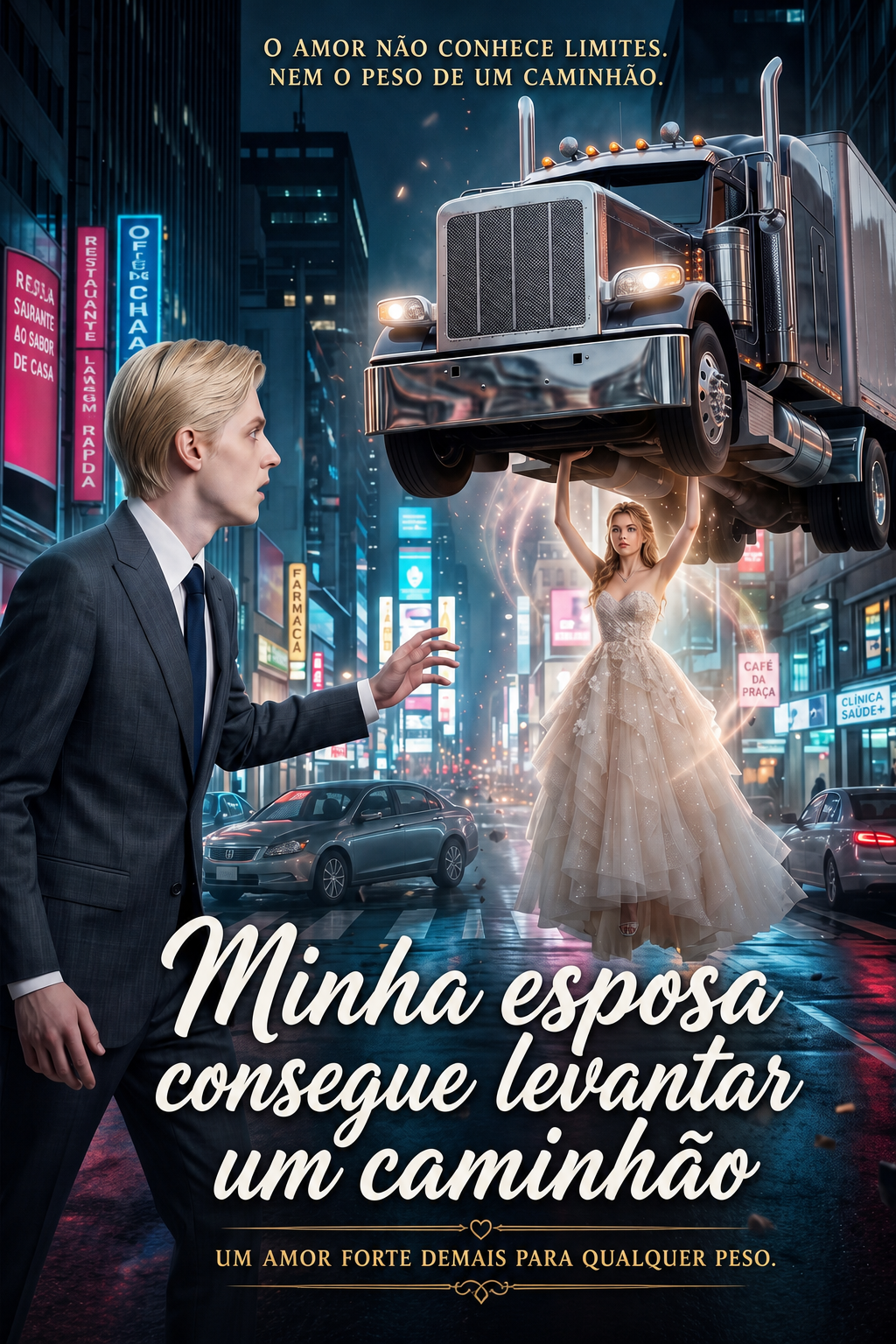 Minha esposa consegue levantar um caminhão
