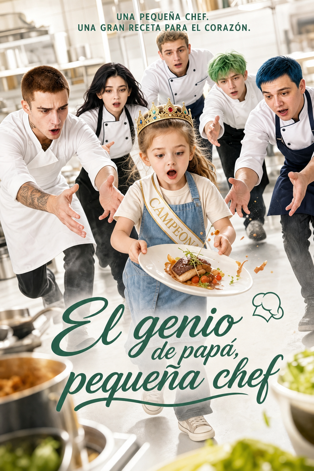 La pequeña chef prodigio de sus papás