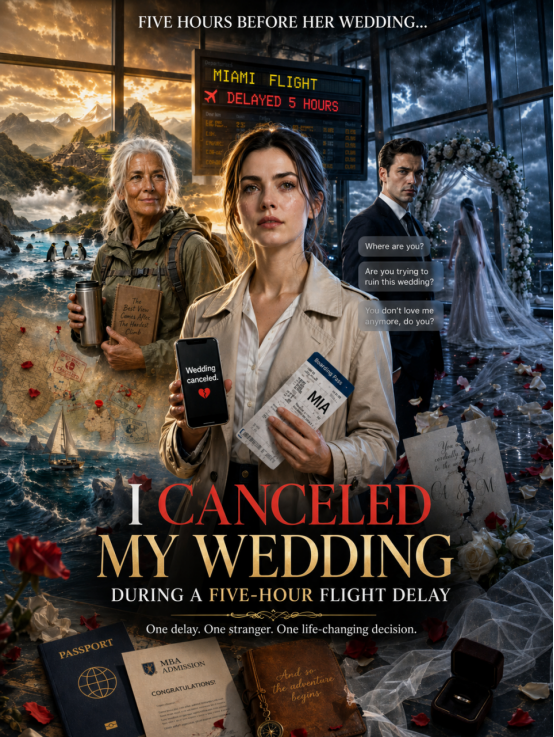 I canceled the wedding during the five-hour flight delay