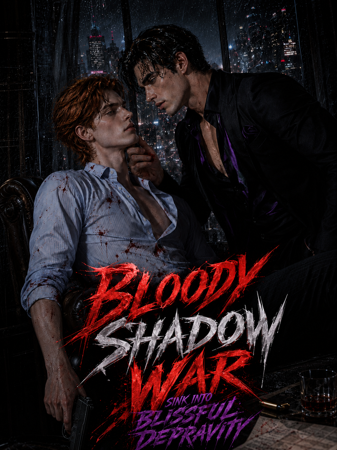 Bloody shadow war sink into blissful depravity