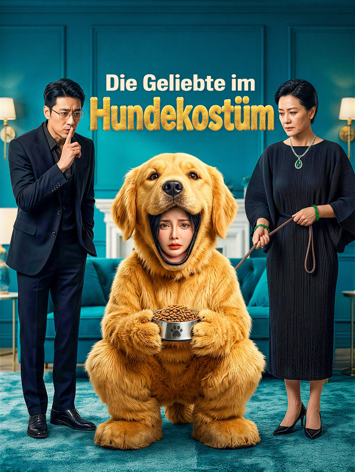 Die Geliebte im Hundekostüm