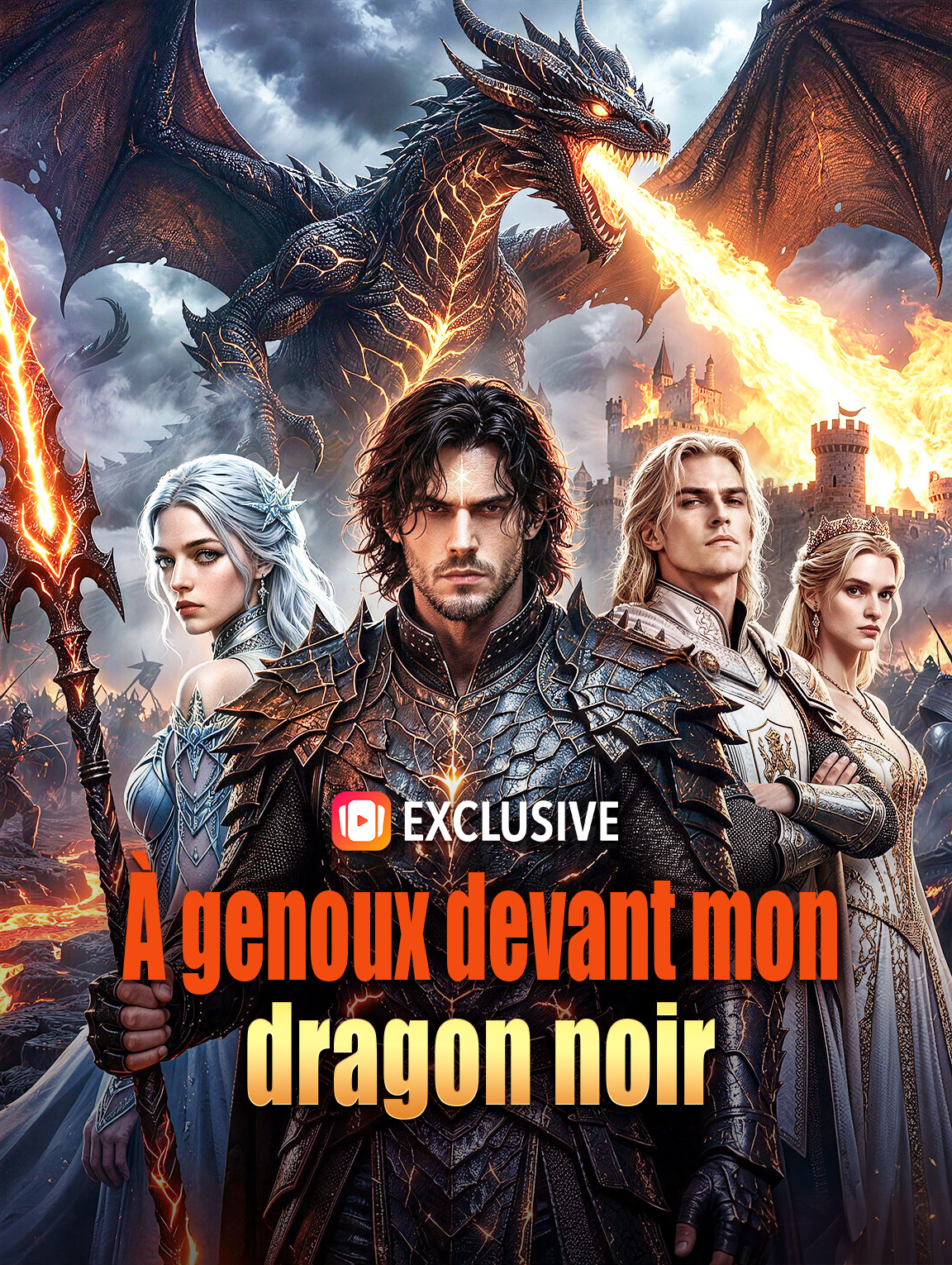 À genoux devant mon dragon noir