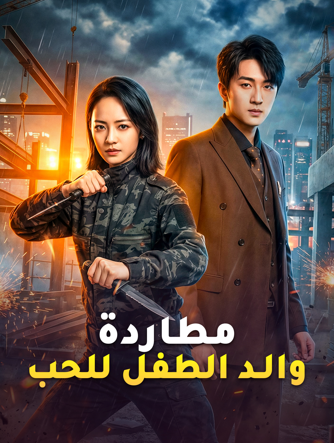 مطاردة والد الطفل للحب
