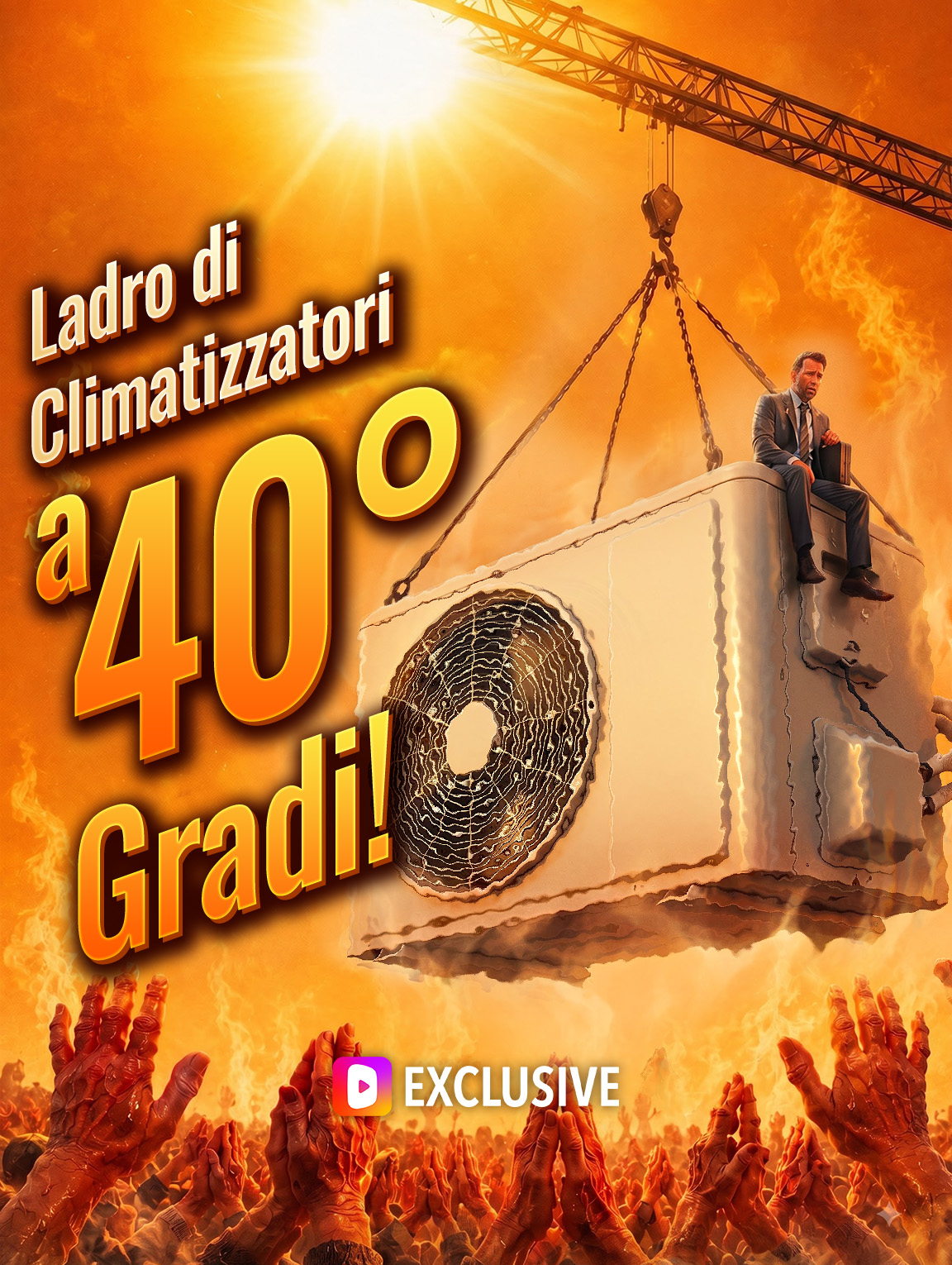 Ladro di Climatizzatori a 40° Gradi!