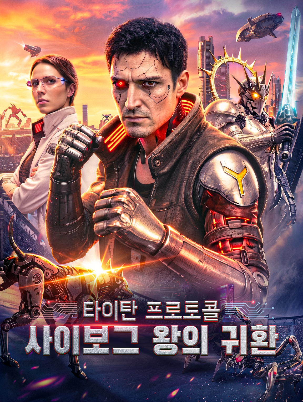 타이탄 프로토콜: 사이보그 왕의 귀환(더빙)