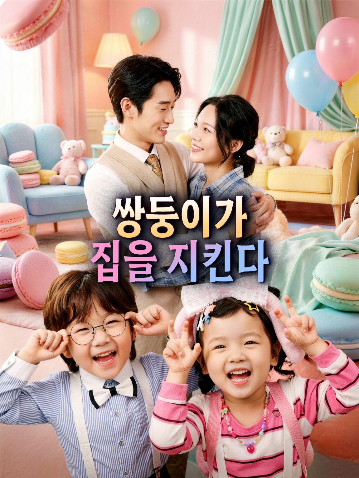 쌍둥이가 집을 지킨다
