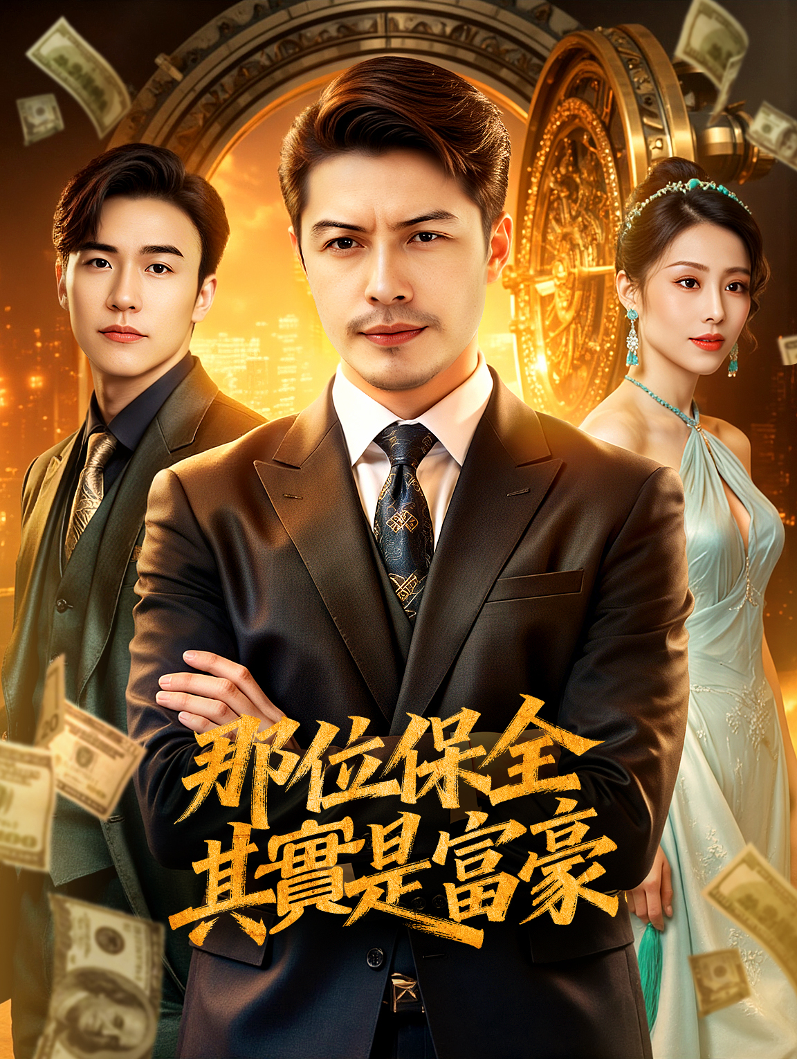 那位保全，其實是富豪