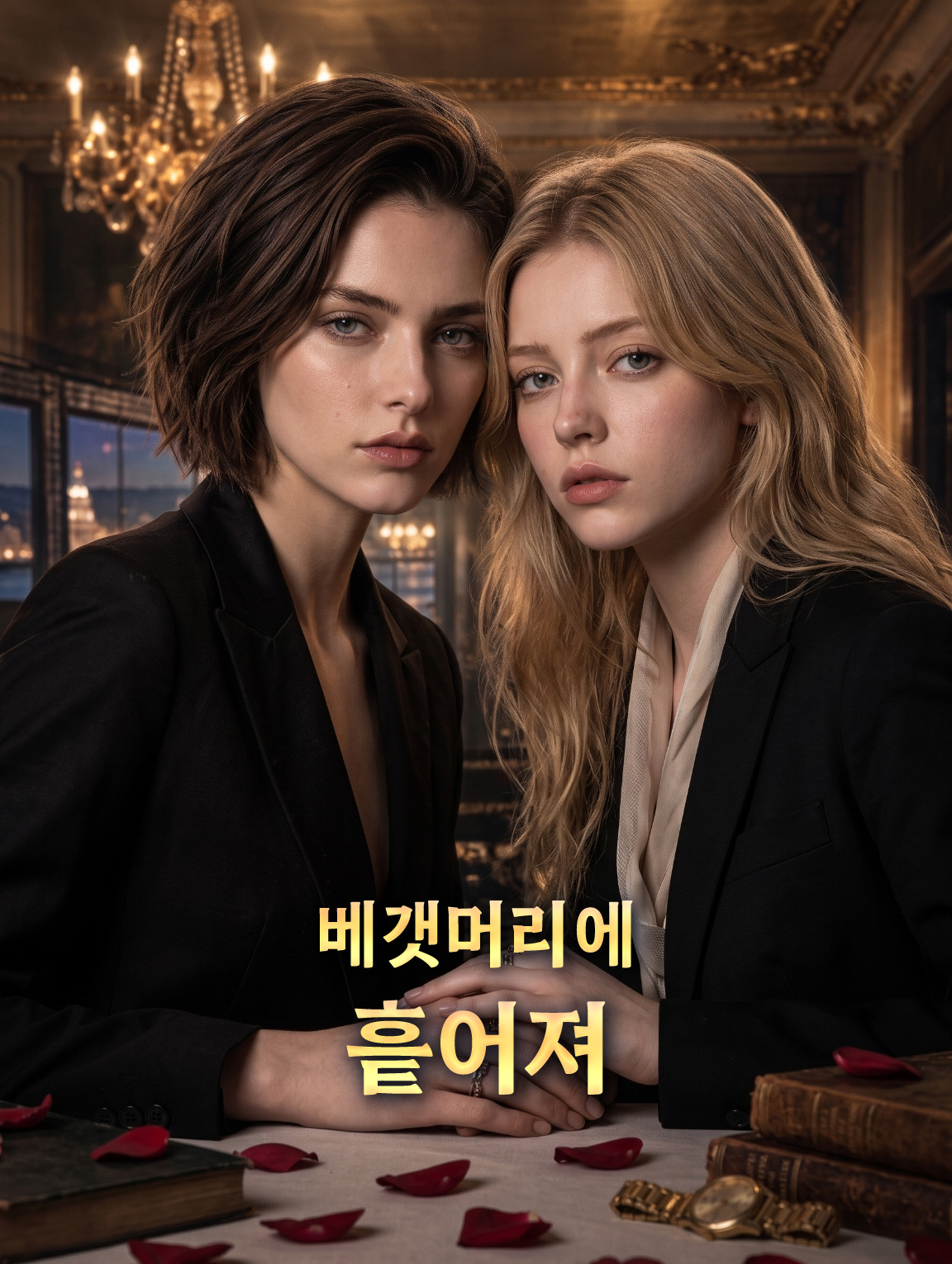 베갯머리에 흩어져