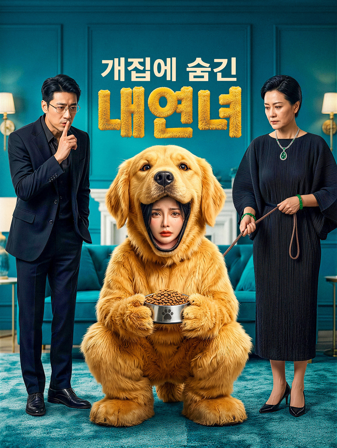개집에 숨긴 내연녀