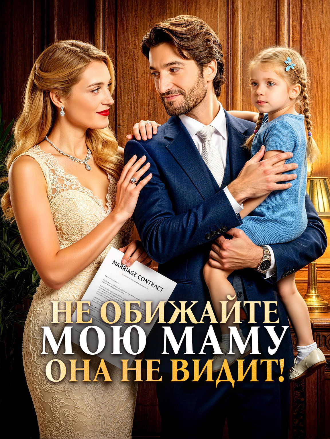 Не обижайте мою маму, она не видит!