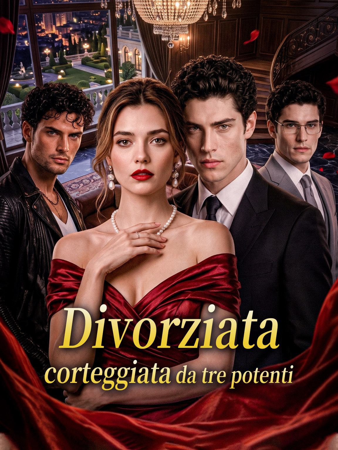 Divorziata, corteggiata da tre potenti