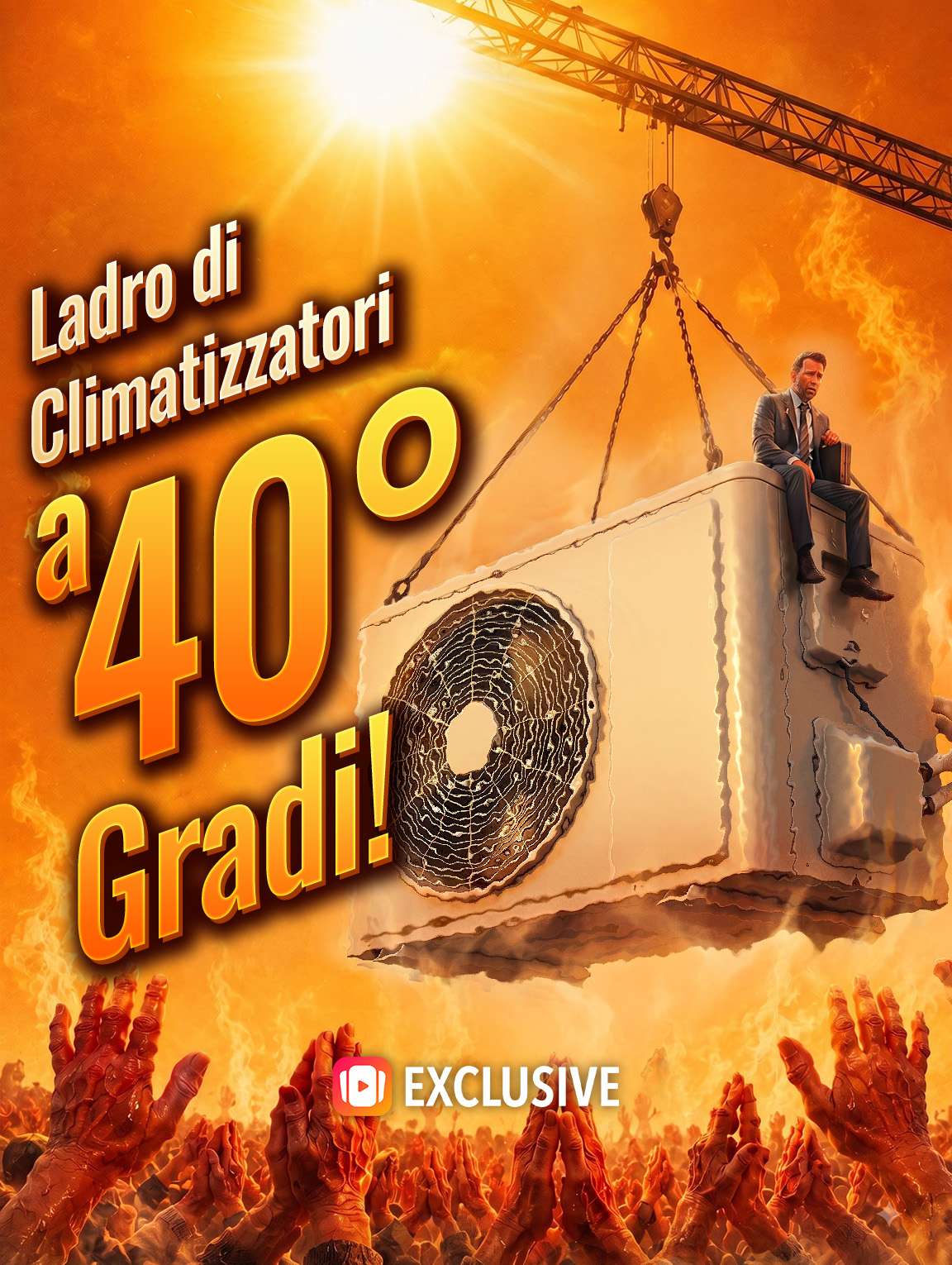 Ladro di Climatizzatori a 40° Gradi!