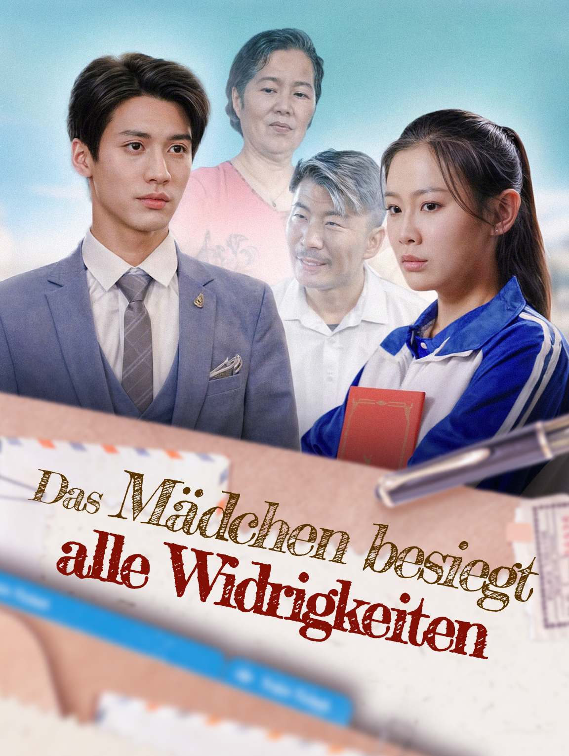 Das Mädchen besiegt alle Widrigkeiten