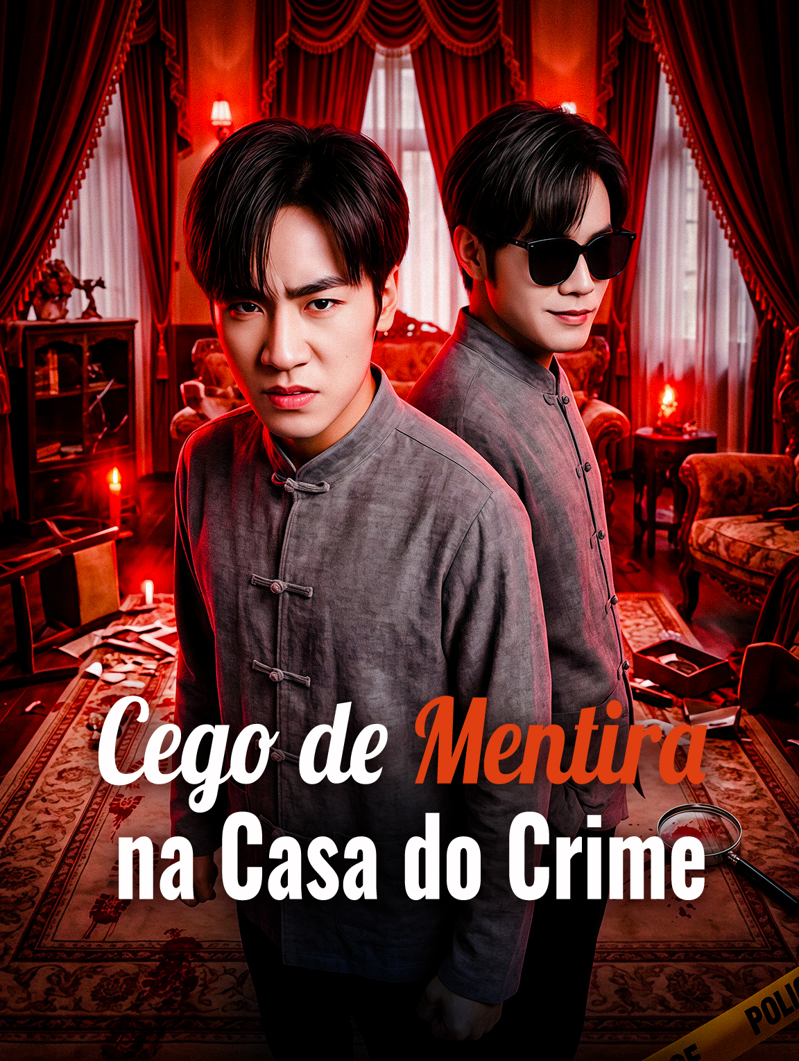 Cego de Mentira na Casa do Crime