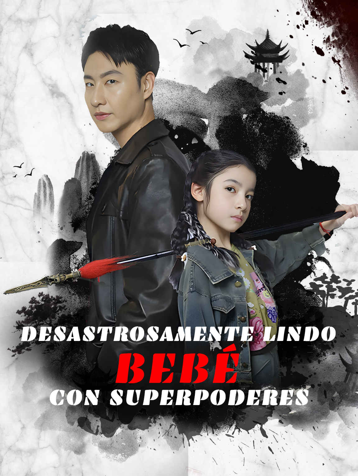 Bebé desastrosamente lindo con superpoderes.