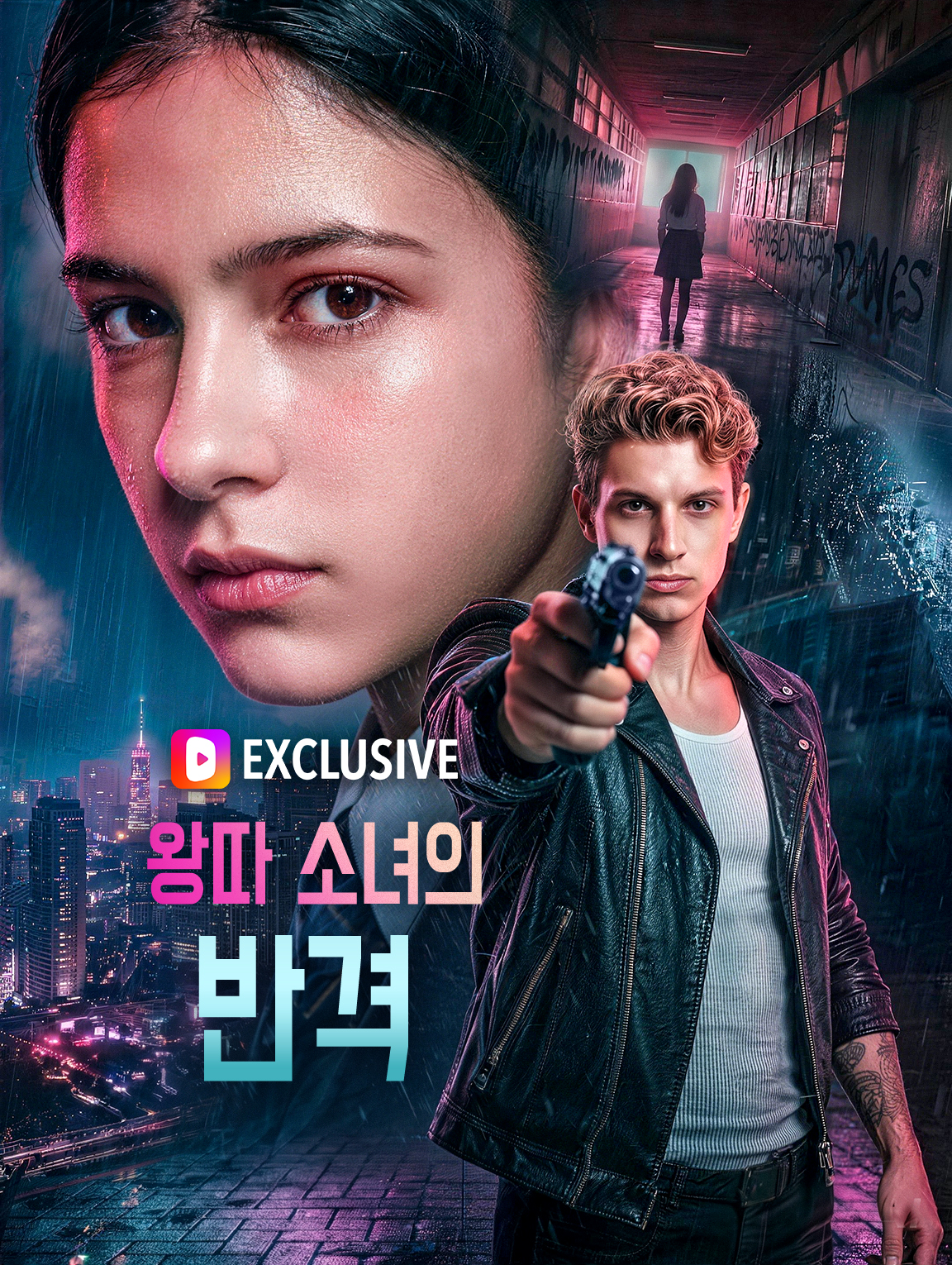 왕따 소녀의 반격