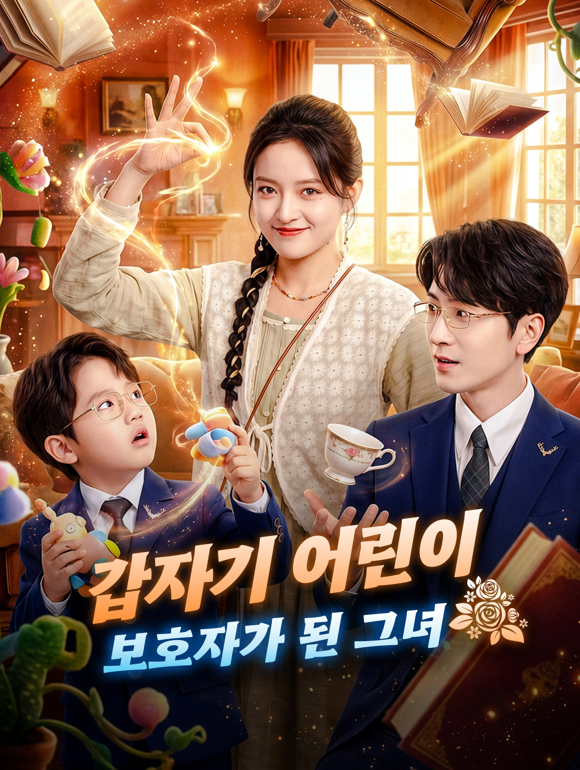 갑자기 어린이 보호자가 된 그녀