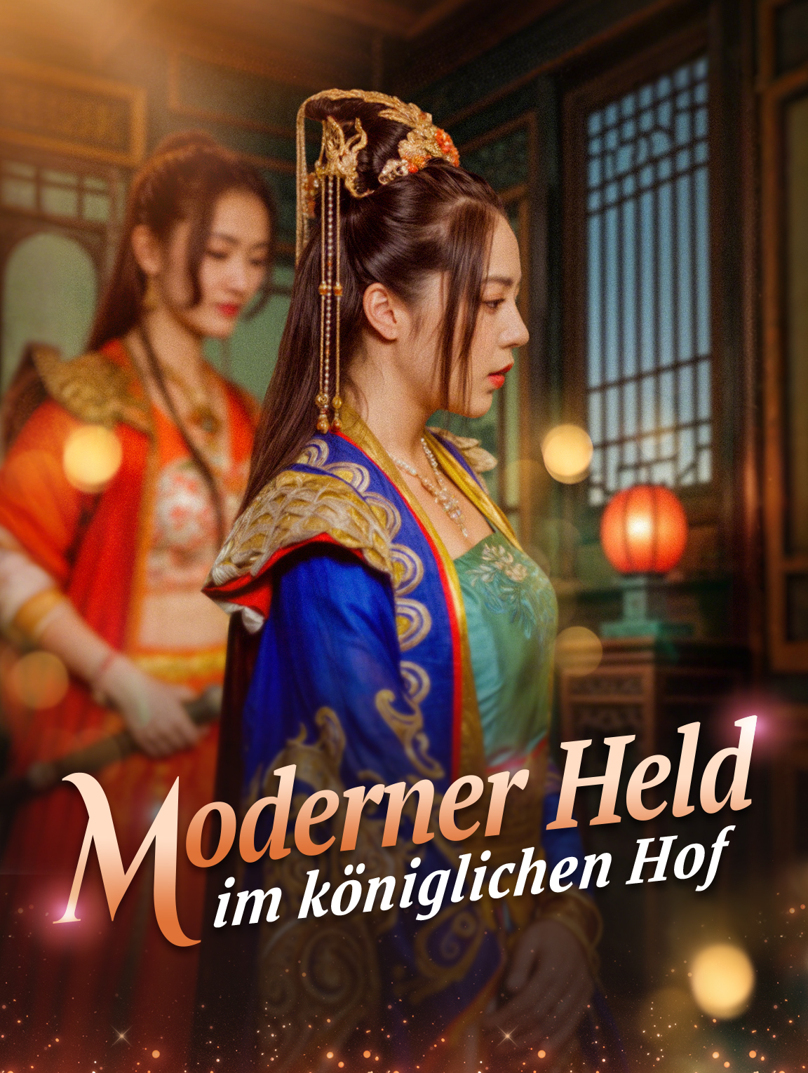 Moderner Held im königlichen Hof