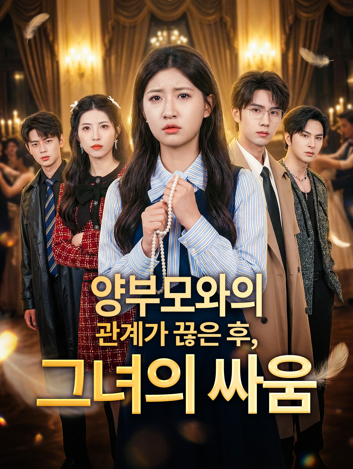 양부모와의 관계가 끊은 후, 그녀의 싸움