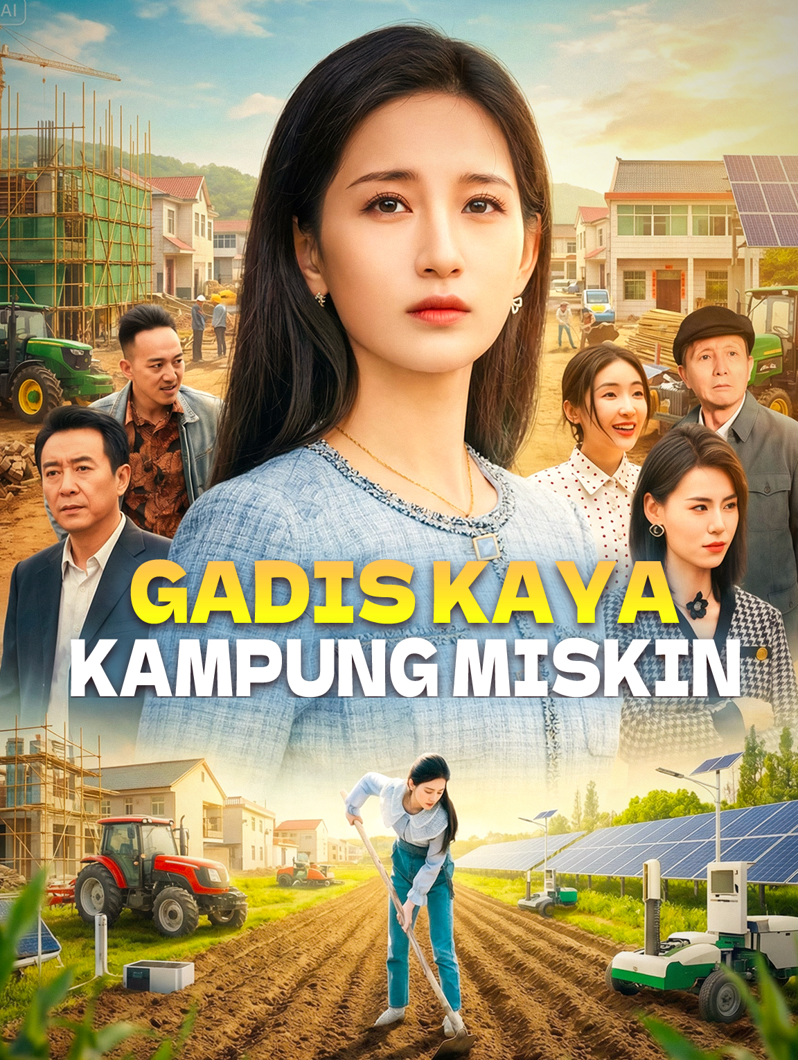 Gadis Kaya, Kampung Miskin