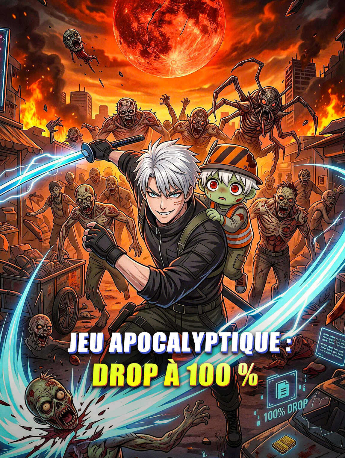 Jeu apocalyptique : drop à 100 %