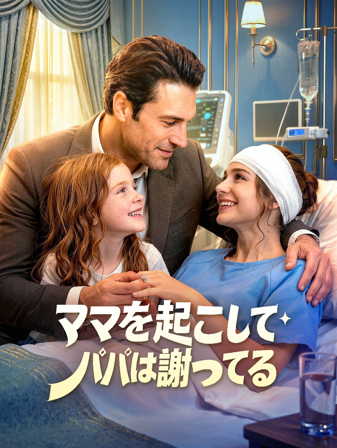 ママを起こして、パパは謝ってる