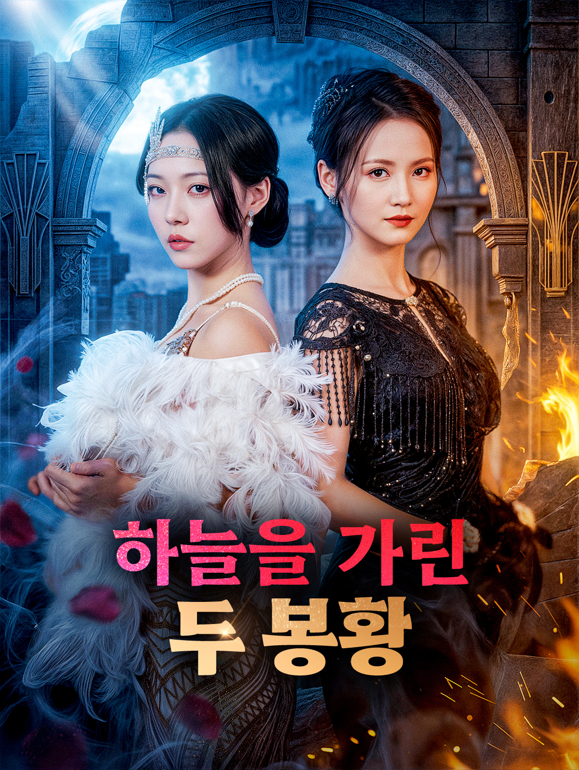 하늘을 가린 두 봉황