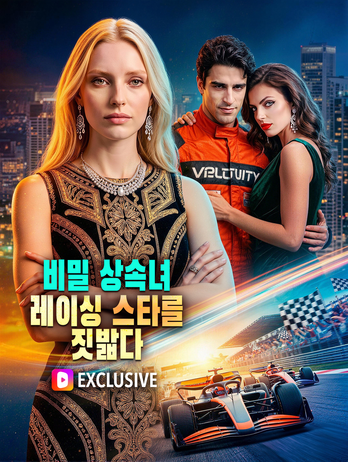 비밀 상속녀, 레이싱 스타를 짓밟다