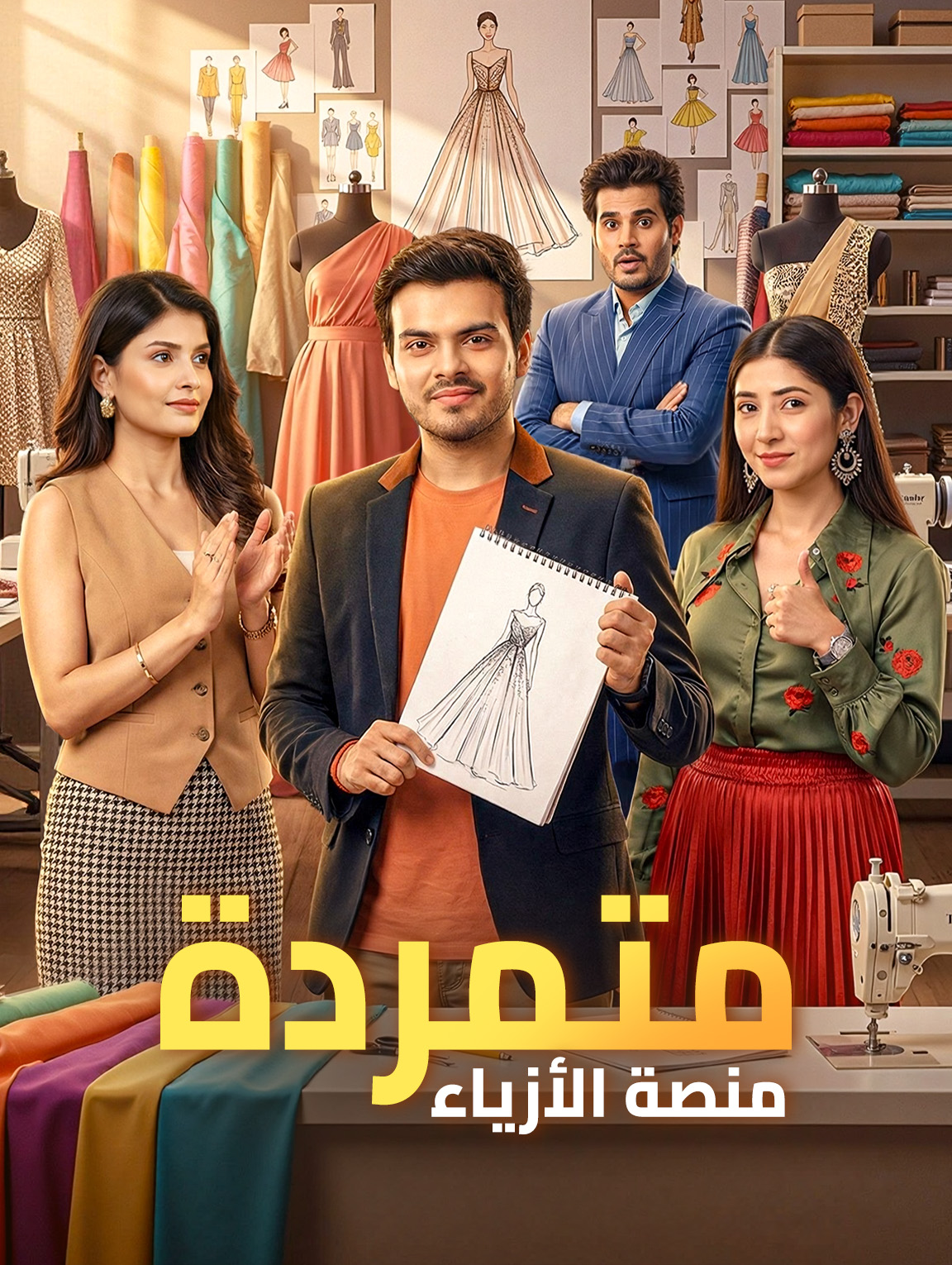 متمردة منصة الأزياء