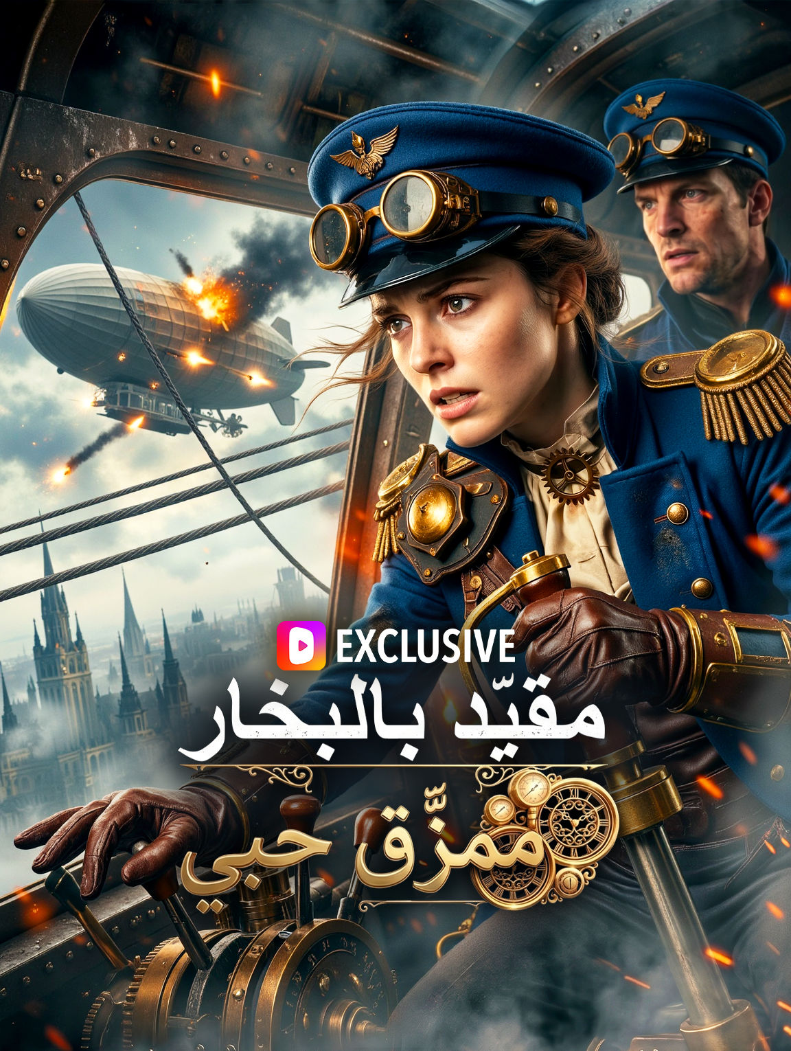 مقيّد بالبخار، ممزَّق حبي