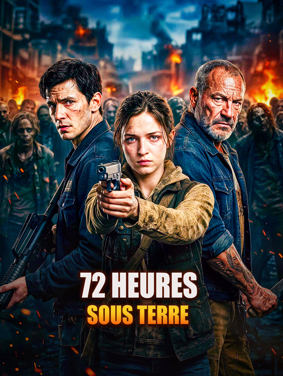 72 heures sous terre