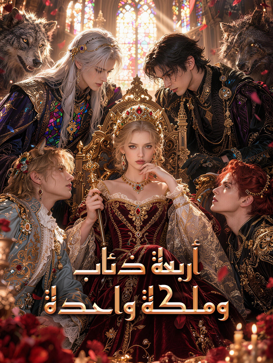 أربعة ذئاب وملكة واحدة