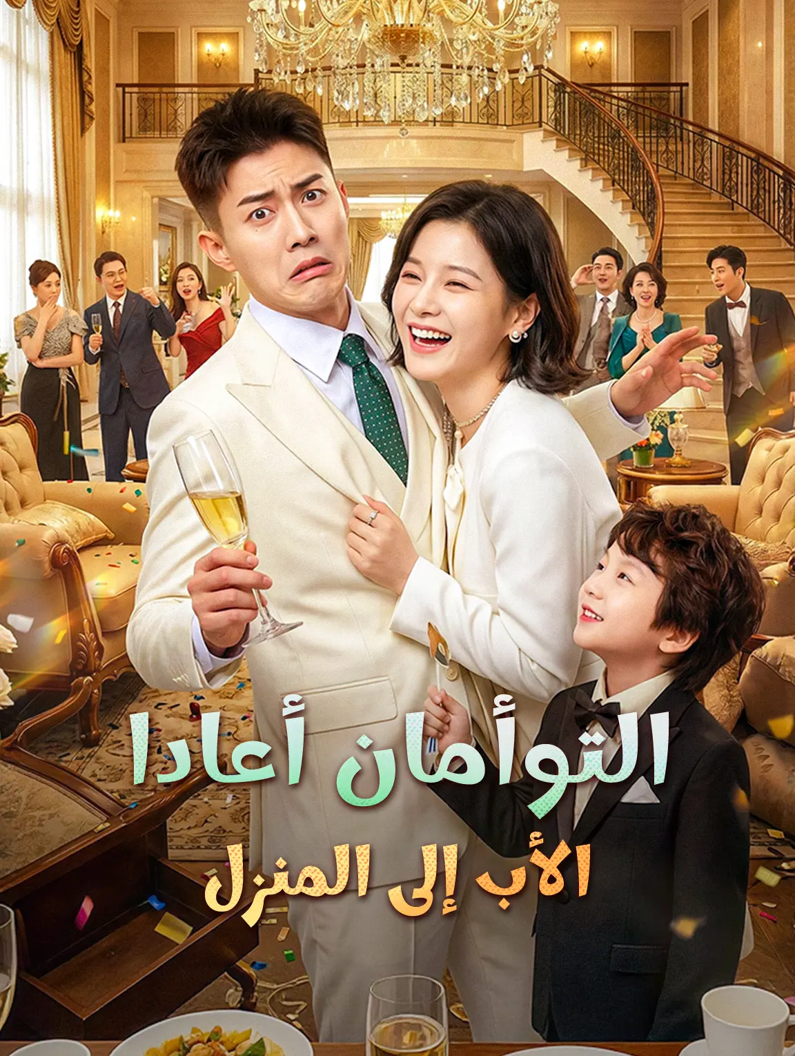 التوأمان أعادا الأب إلى المنزل(بالعربية)