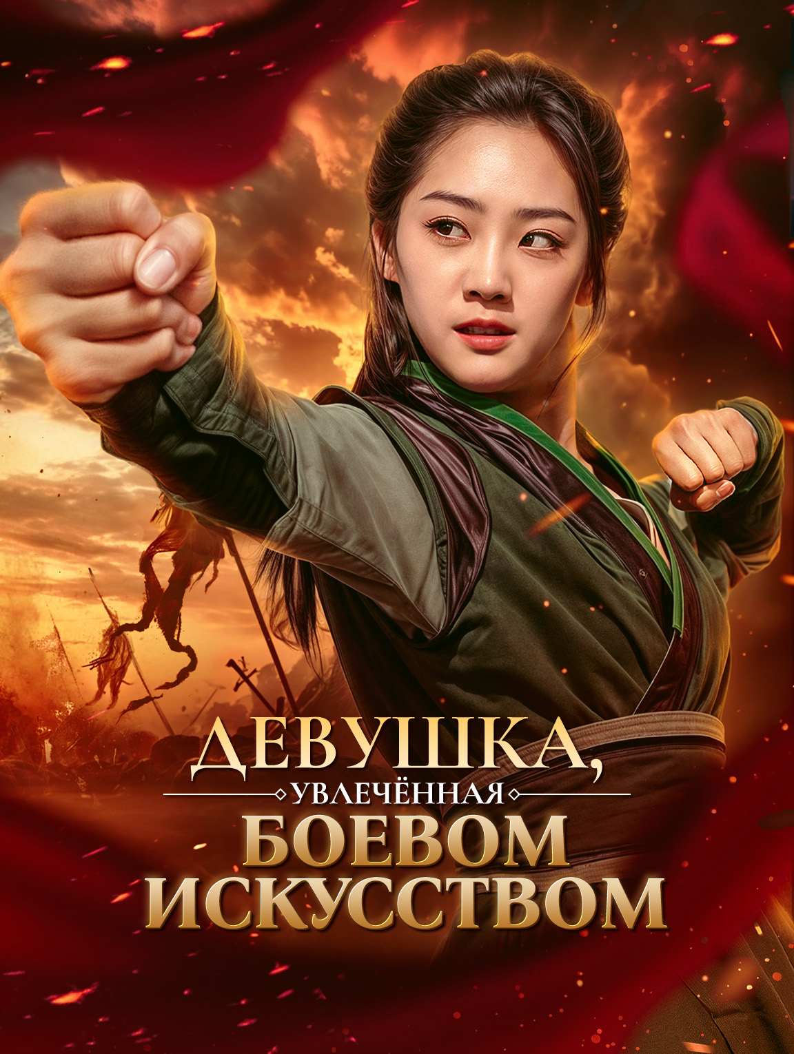 Девушка, увлечённая боевыми искусствами