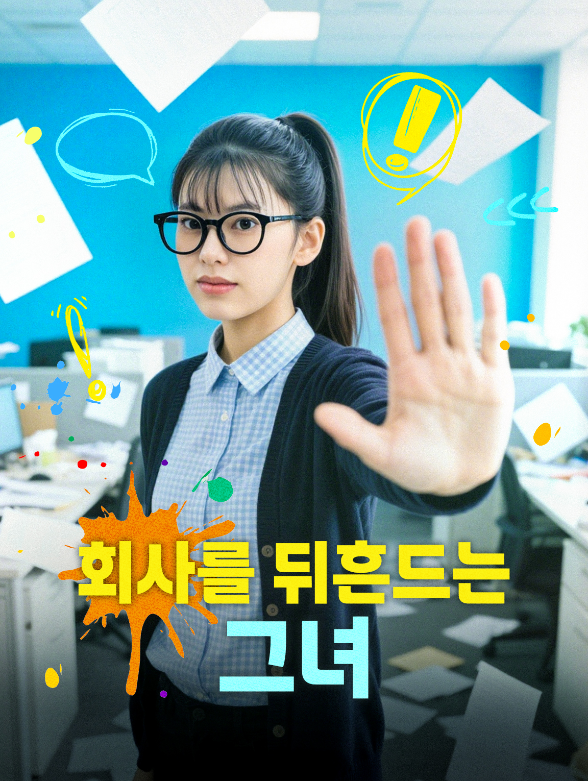 회사를 뒤흔드는 그녀
