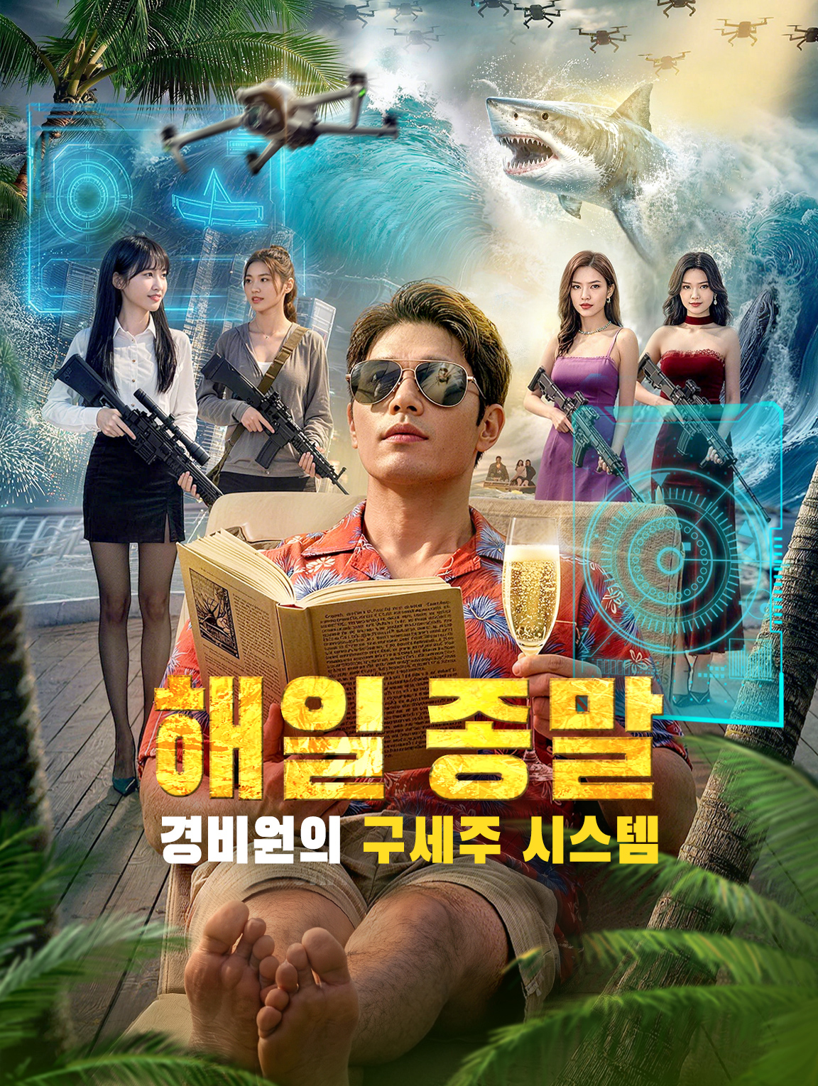 해일 종말, 경비원의 구세주 시스템(더빙)