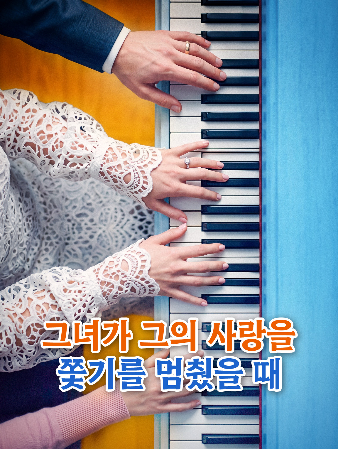 그녀가 그의 사랑을 쫓기를 멈췄을 때