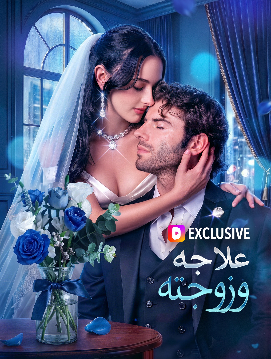علاجه، وزوجته