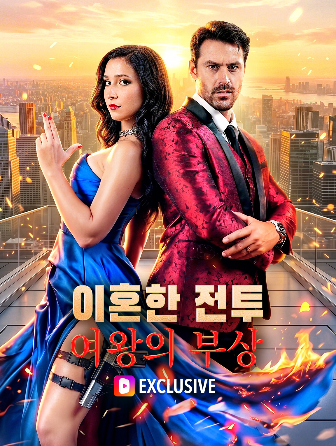 이혼한 전투 여왕의 부상