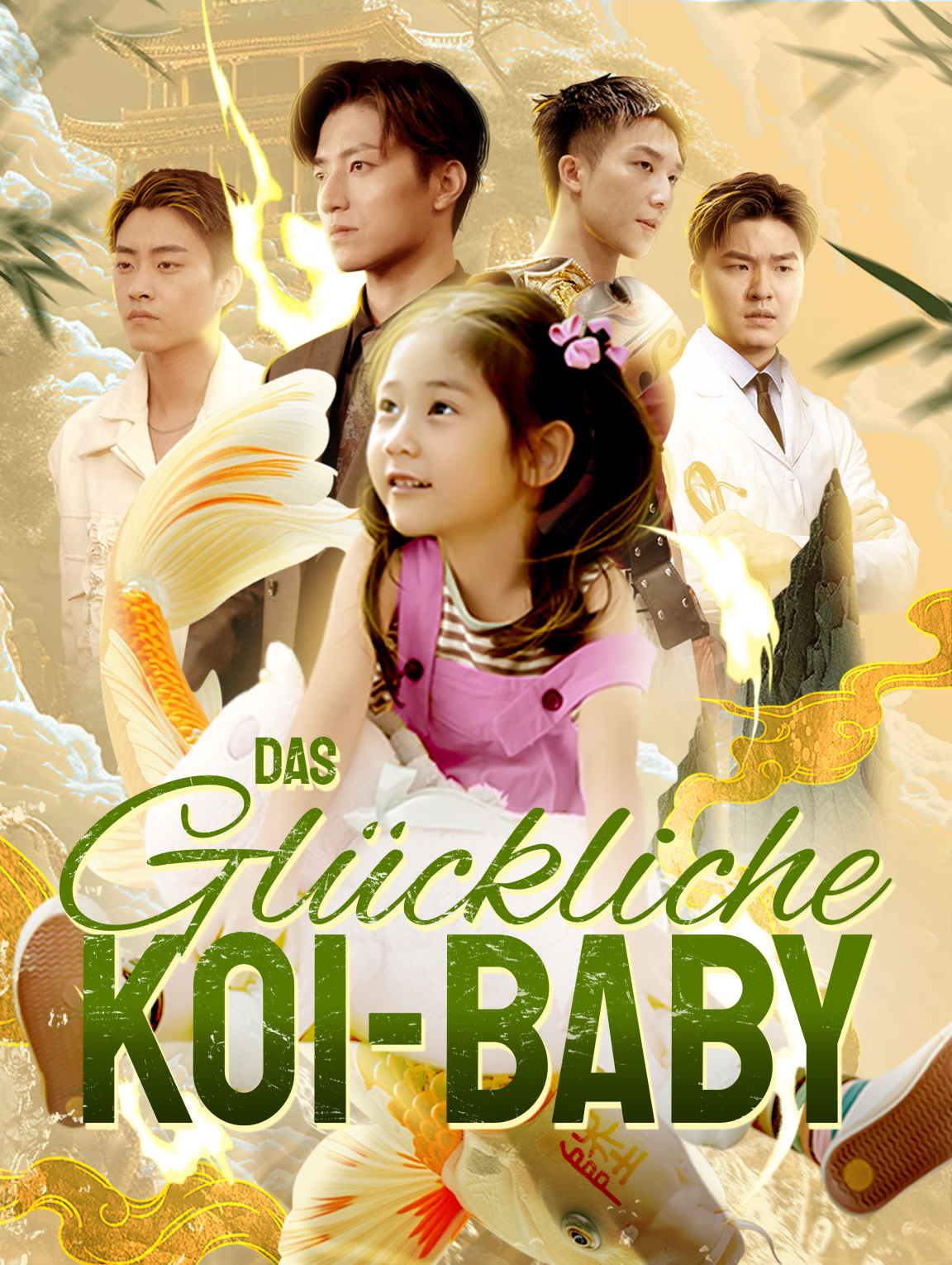 Das glückliche Koi-Baby