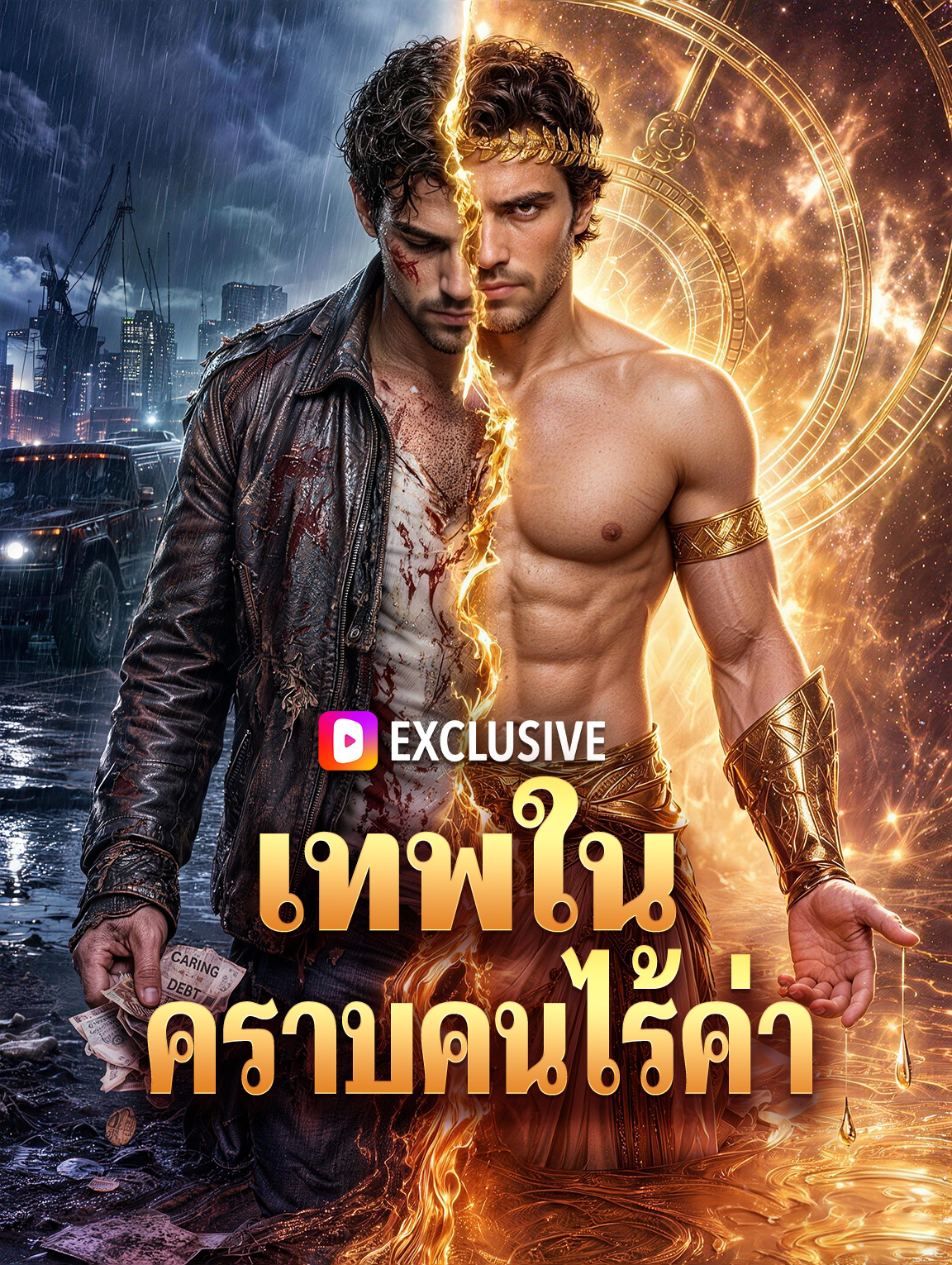 เทพใน คราบคนไร้ค่า poster