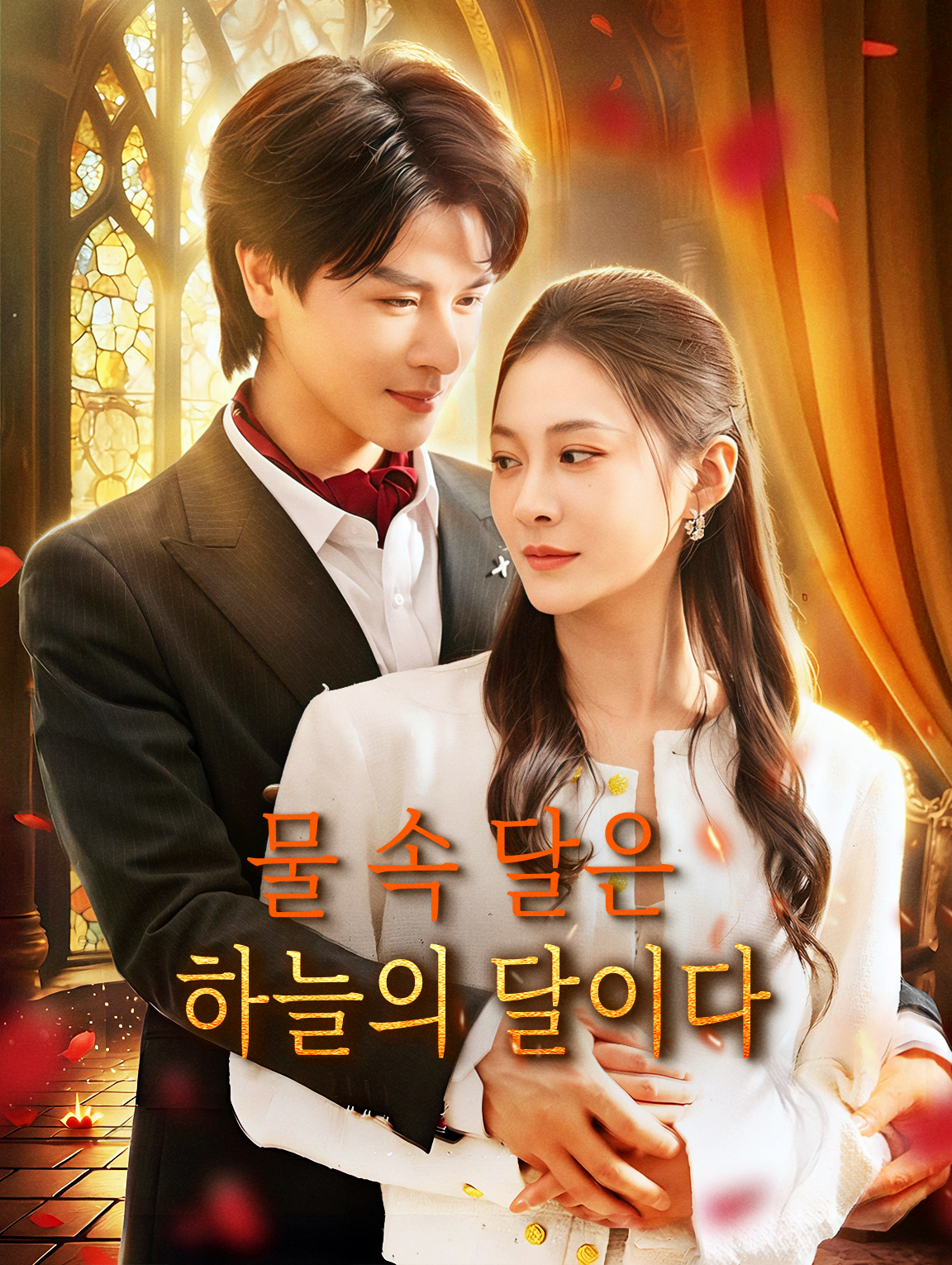 물 속 달은 하늘의 달이다