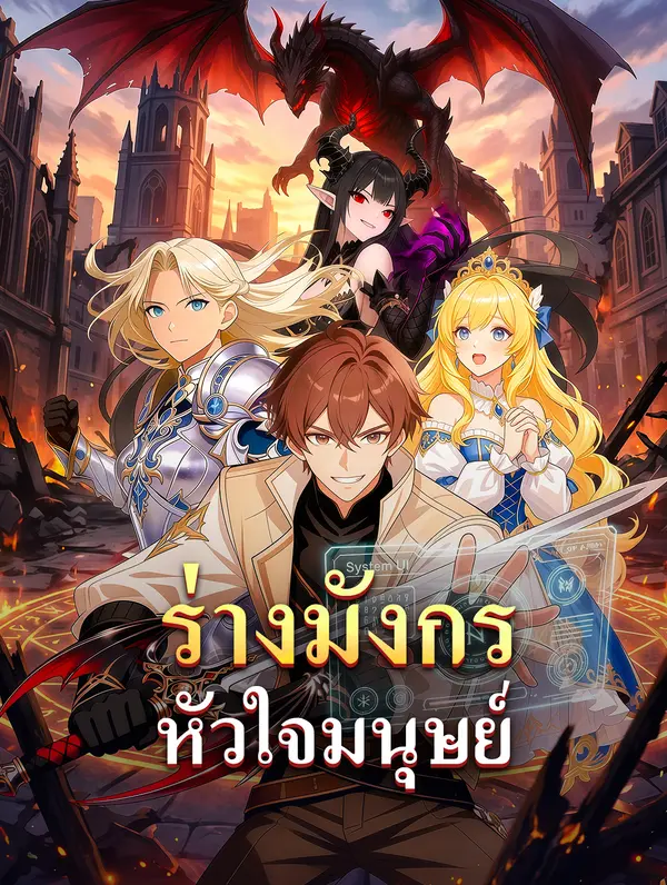 โปสเตอร์ ร่างมังกร หัวใจมนุษย์
