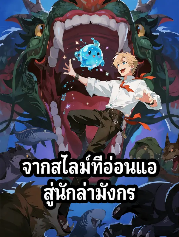 โปสเตอร์ จากสไลม์ที่อ่อนแอ สู่นักล่ามังกร