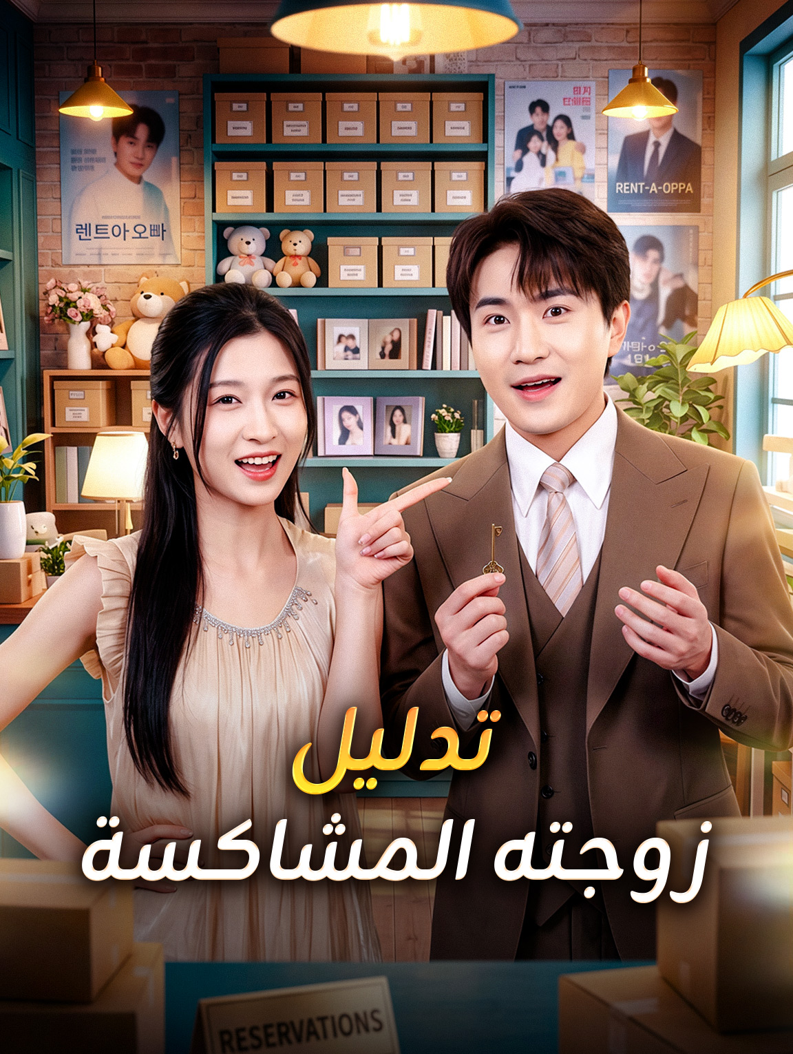 تدليل زوجته المشاكسة