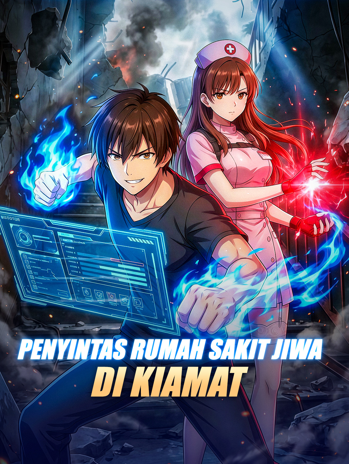 Poster Penyintas Rumah Sakit Jiwa di Kiamat
