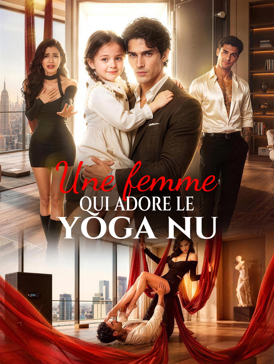 Une femme qui adore le yoga nu